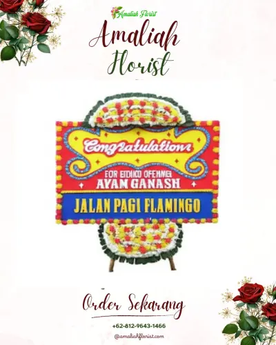 Bunga Papan Congratulation di Ngantru